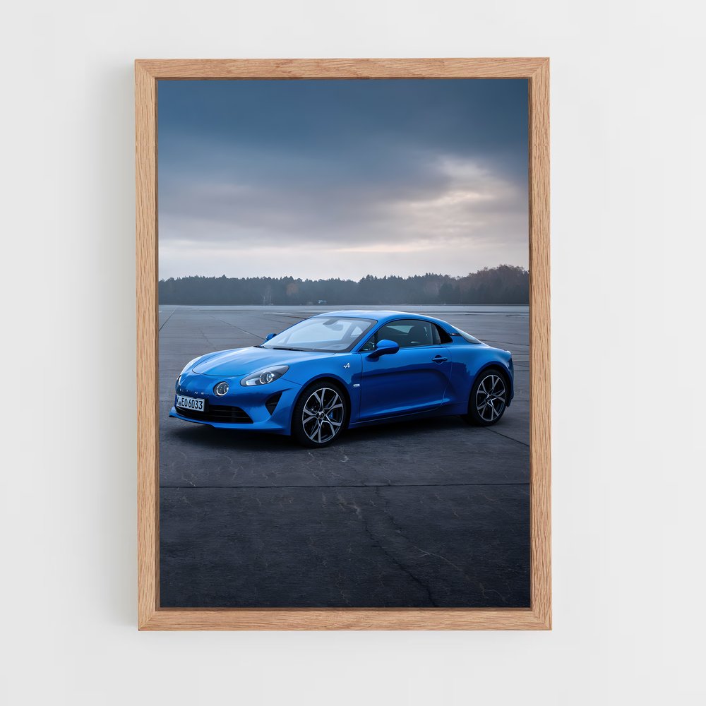 Poster Automobile Admirez – affiche Alpine (vue 4)